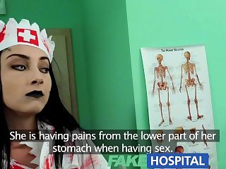 FakeHospital Patient shares doctors cock with halloween zombie nurse